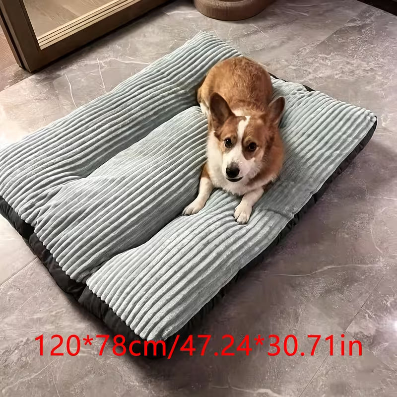 1 Square Pet Mat—Comfortable, Soft, Durable, and Scratch-Resistant Dog Bed and Cat Bed; Suitable for Small, Medium, and Large Cats and Dogs for Year-Round Sleep; Dog Mattress