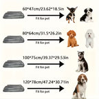 1 Square Pet Mat—Comfortable, Soft, Durable, and Scratch-Resistant Dog Bed and Cat Bed; Suitable for Small, Medium, and Large Cats and Dogs for Year-Round Sleep; Dog Mattress