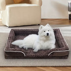 Plush Orthopedic Sofa Dog Bed with Removable Washable Cover