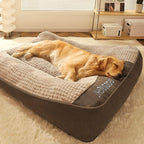 Soft, breathable, and washable pet bed suitable for large dogs—usable in all seasons.