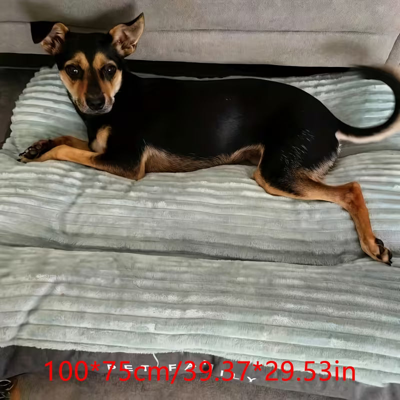 1 Square Pet Mat—Comfortable, Soft, Durable, and Scratch-Resistant Dog Bed and Cat Bed; Suitable for Small, Medium, and Large Cats and Dogs for Year-Round Sleep; Dog Mattress